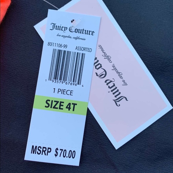 Juicy Couture NWT Girls Summer Cotton Neon Dress - Picture 8 of 8